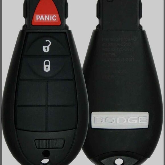 Dodge Ram 2016-2019 V6 -(2) Key Fobs & Entry Theft Hub Receiver - OEM#68363202AB - Picture 1 of 8